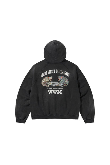 WWM ZIP-UP HOODY / BLACK