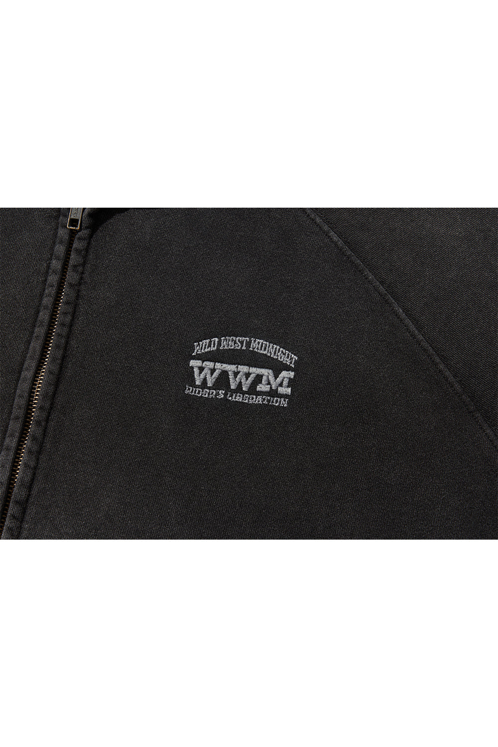 WWM ZIP-UP HOODY / BLACK