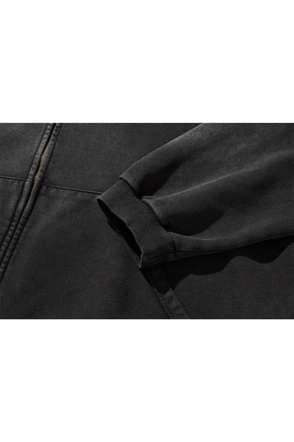 WWM ZIP-UP HOODY / BLACK