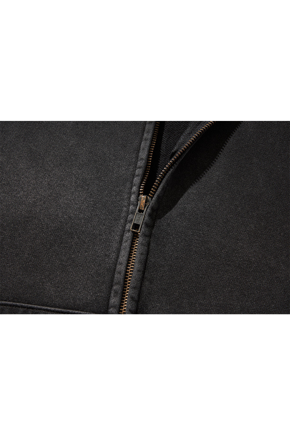 WWM ZIP-UP HOODY / BLACK