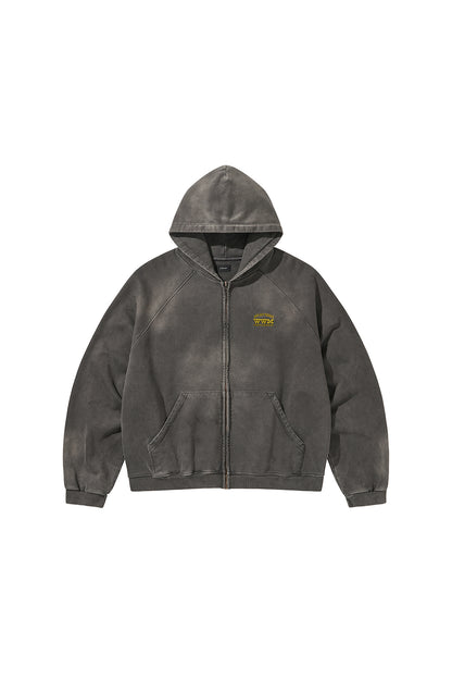 WWM ZIP-UP HOODY / CHARCOAL