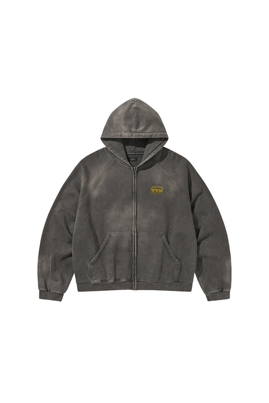 WWM ZIP-UP HOODY / CHARCOAL