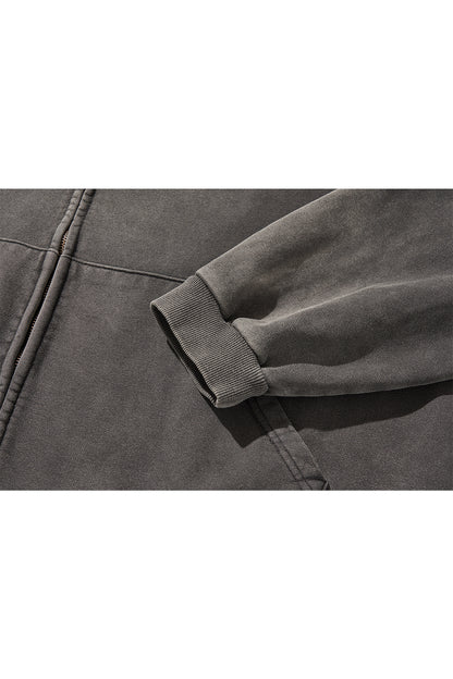 WWM ZIP-UP HOODY / CHARCOAL