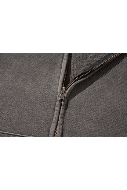 WWM ZIP-UP HOODY / CHARCOAL