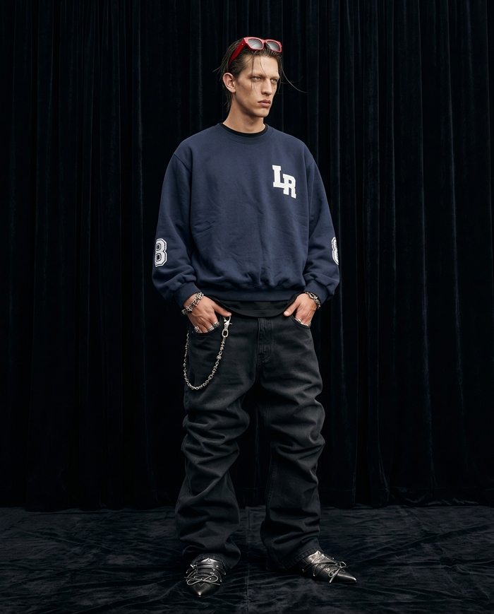 LR BASE SWEATSHIRT / NAVY