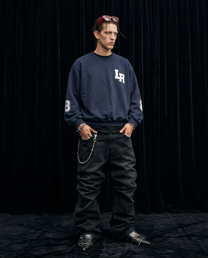 LR BASE SWEATSHIRT / NAVY