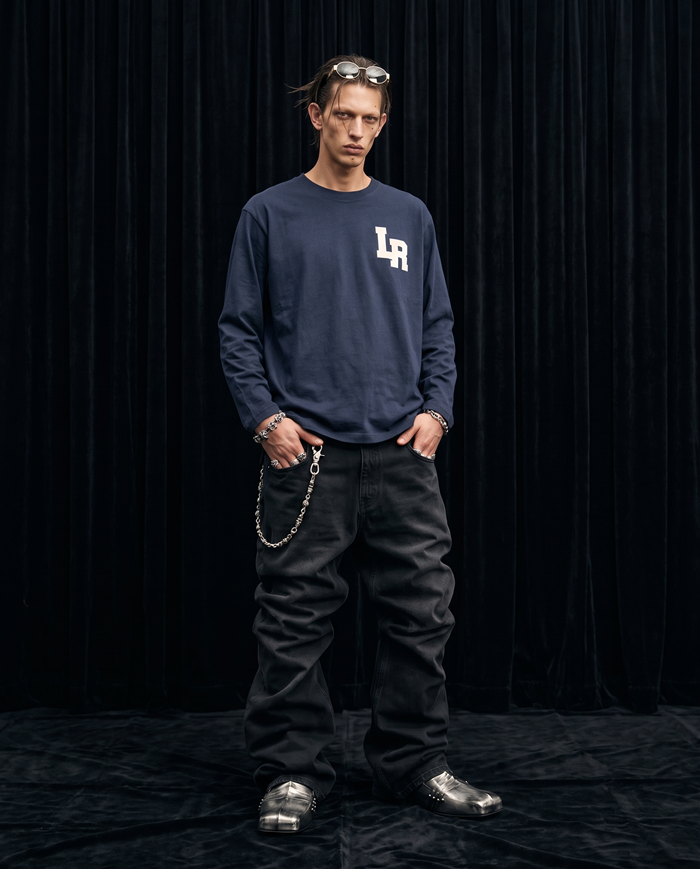 LR STANDARD LONG SLEEVE T-SHIRT / NAVY
