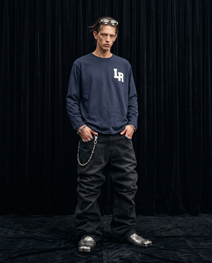 LR STANDARD LONG SLEEVE T-SHIRT / NAVY