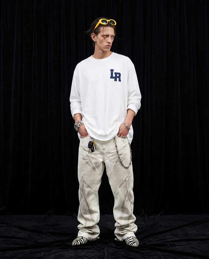 LR STANDARD LONG SLEEVE T-SHIRT / WHITE