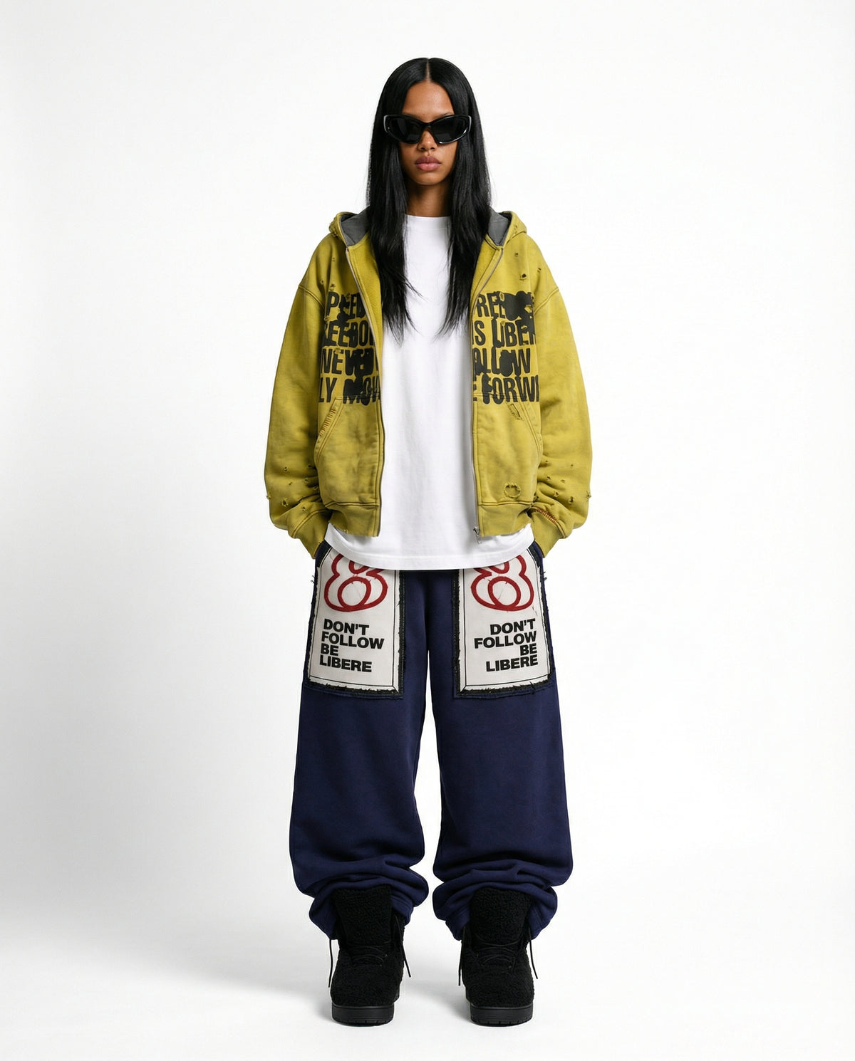 FULL SPEED ZIP HOODIE / YELLOW