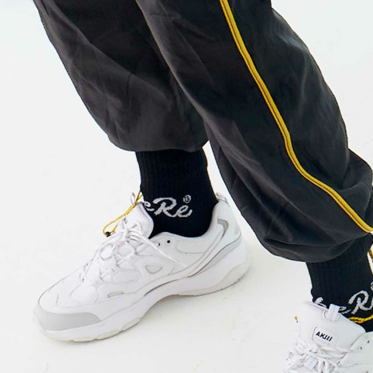 LOGO SOCKS/Black