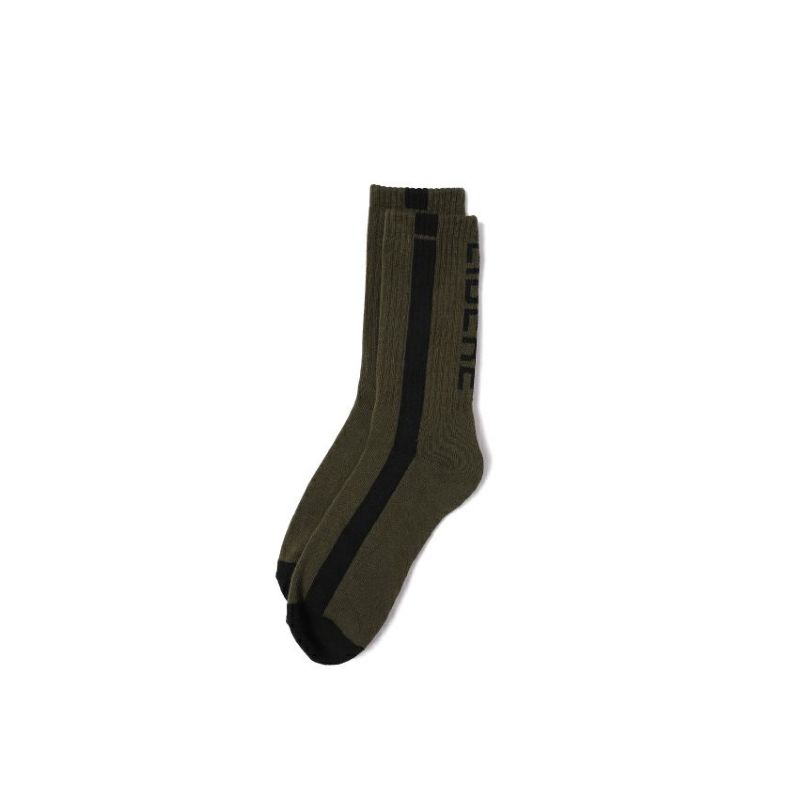 LINE SOCKS / KHAKI