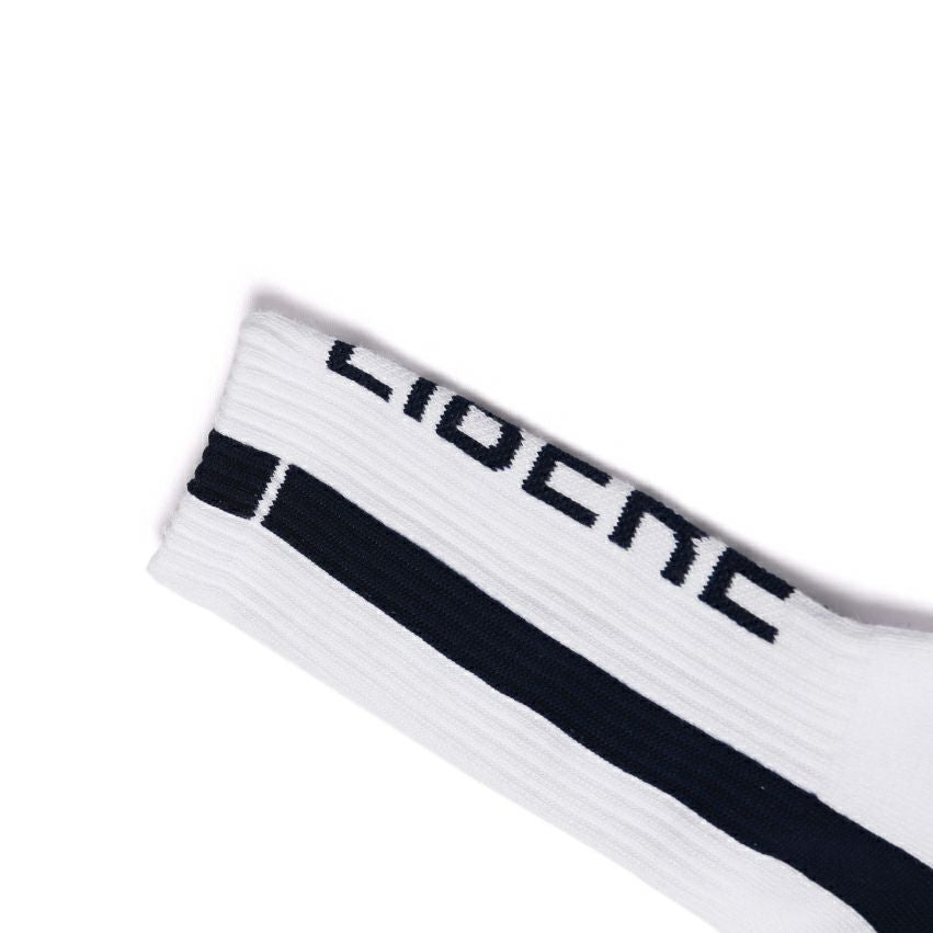 LINE SOCKS / WHITE