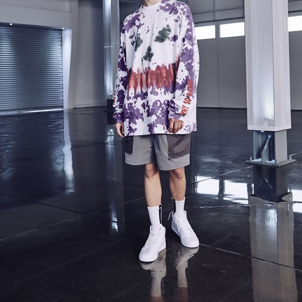 LINE SOCKS / WHITE