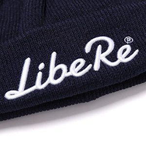 LOGO BEANIE / NAVY