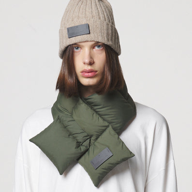 PADDED MUFFLER / OLIVE