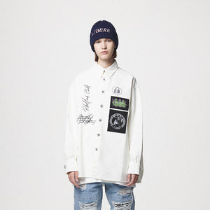 COLLAGE SHIRTS / WHITE