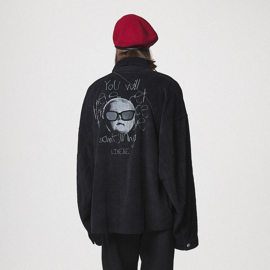 CORDUROY JACKET / BLACK