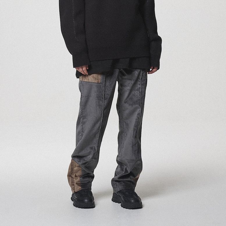 VELVET PANTS / CHARCOAL