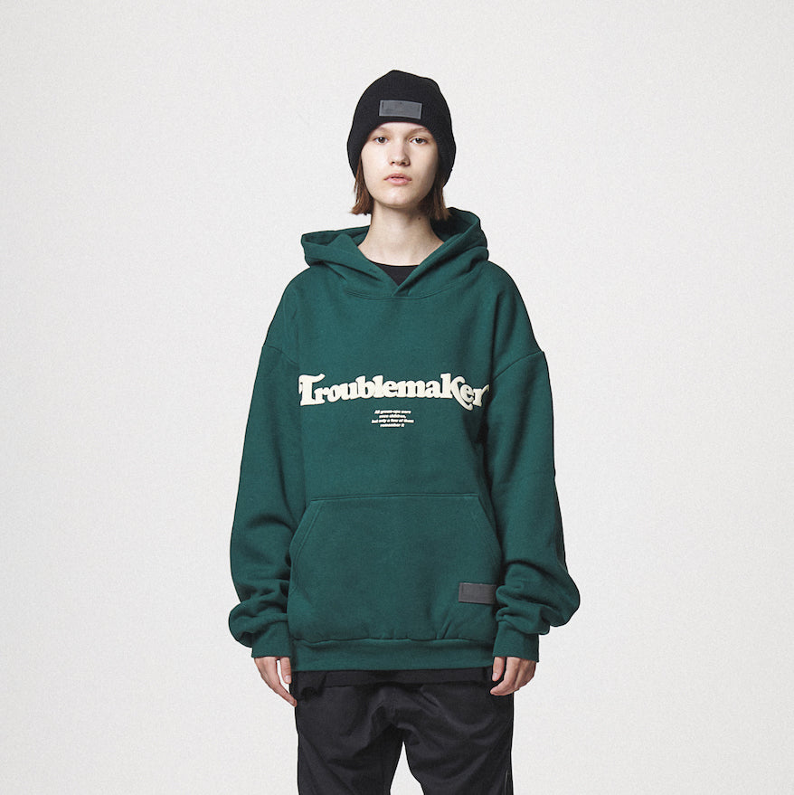 TROUBLEMAKER HOODIE / GREEN