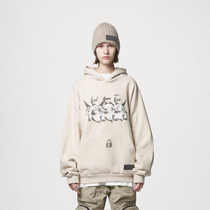 ANGEL BABIES HOODIE / IVORY