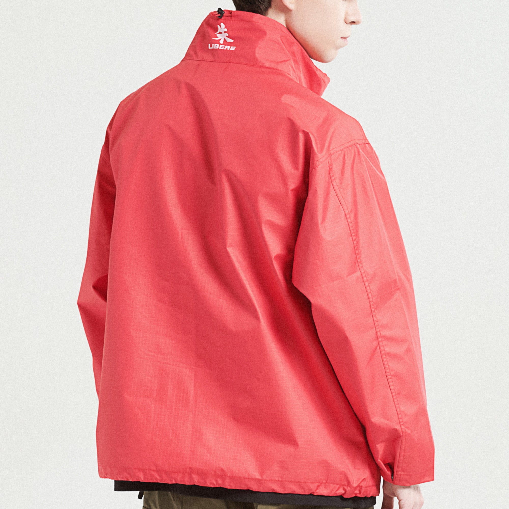 TEAM-AK PULLOVER JACKET / RED