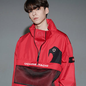 TEAM-AK PULLOVER JACKET / RED