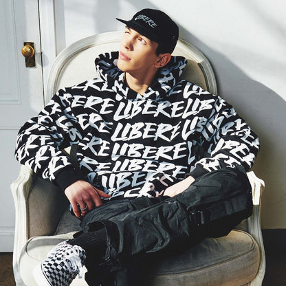 FULL LOGO HOODIE / BLACK