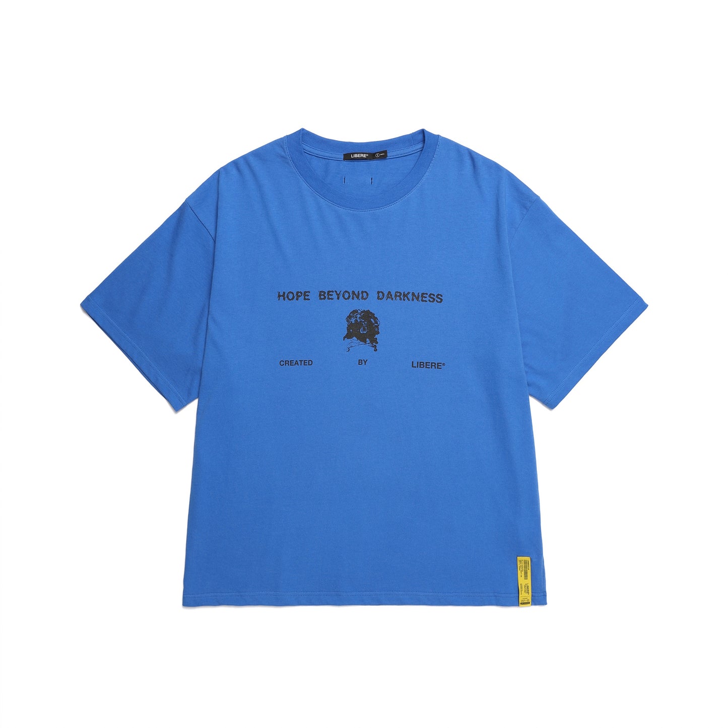 FLOWER BONE TEE / BLUE