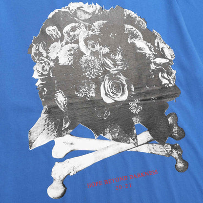 FLOWER BONE TEE / BLUE
