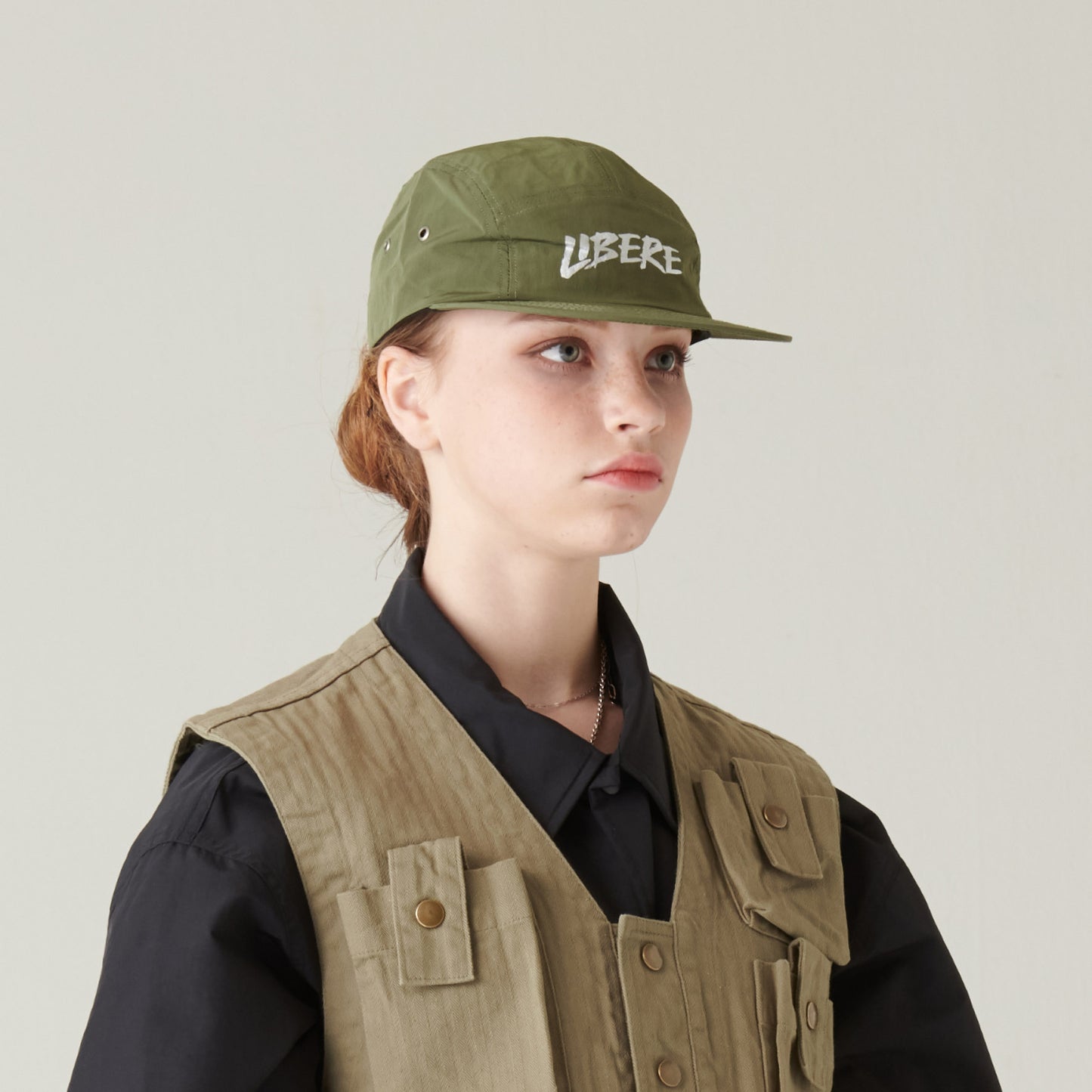 LOGO CAMP CAP / OLIVE
