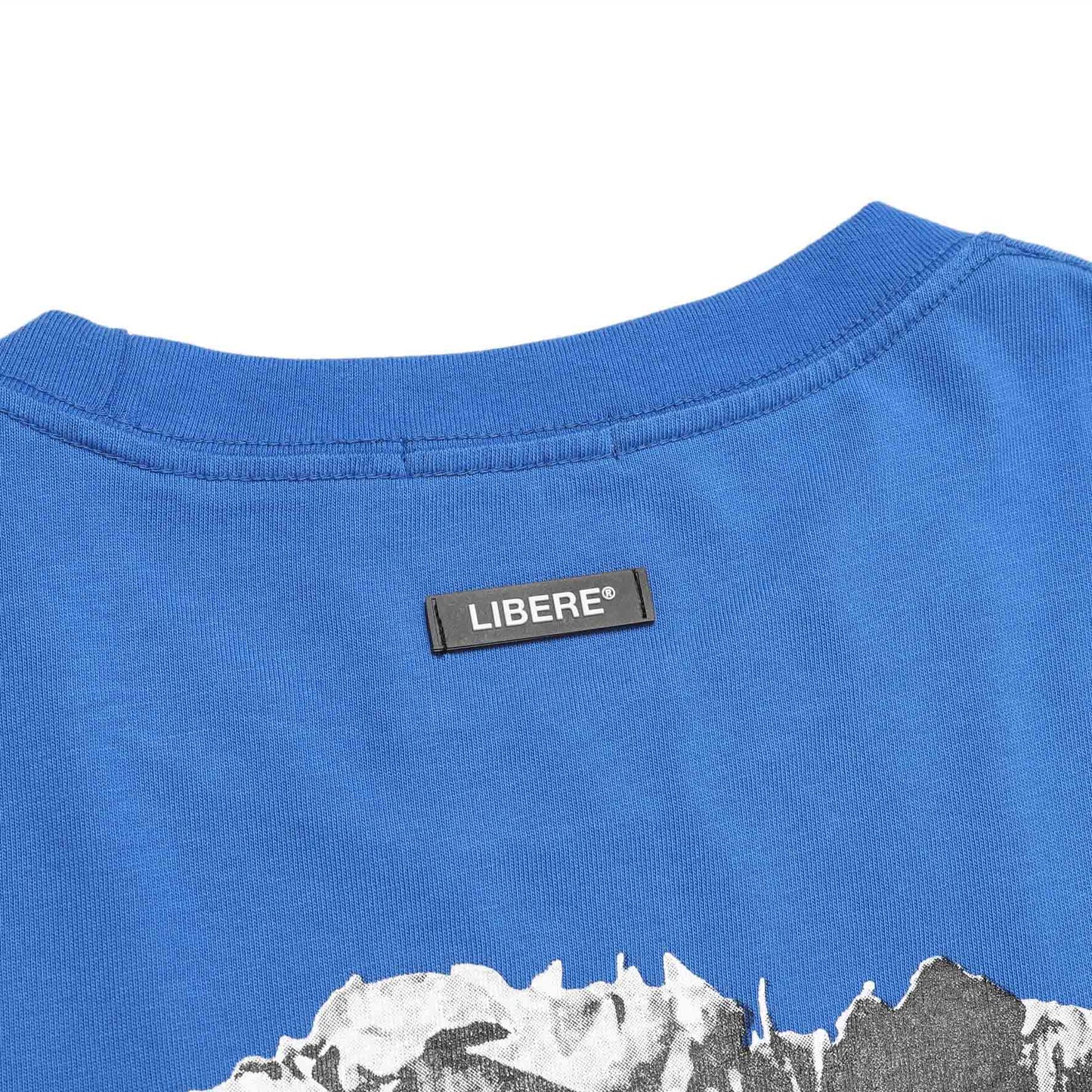 FLOWER BONE TEE / BLUE