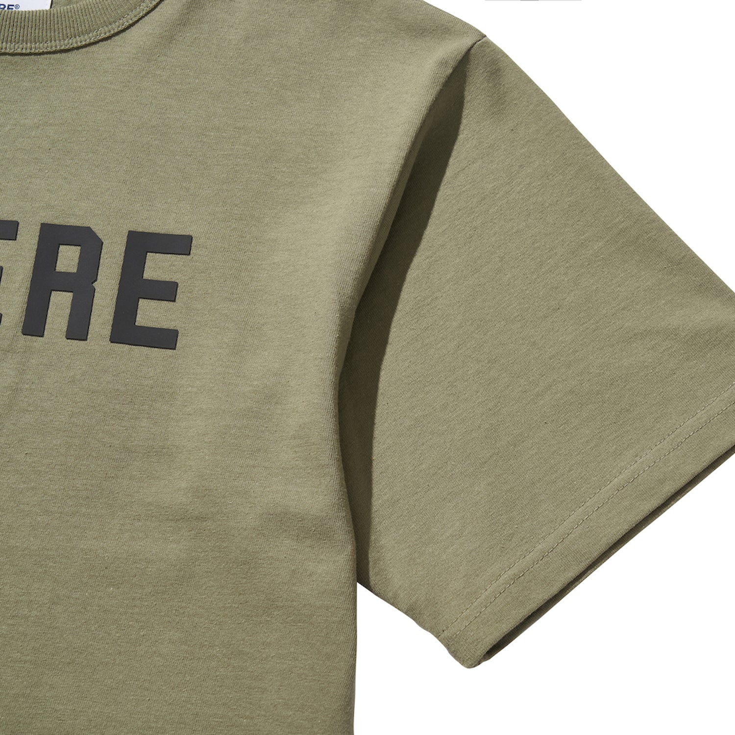 SLOGAN T-SHIRT / OLIVE