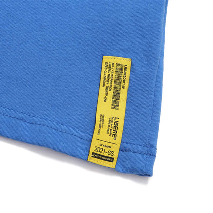 FLOWER BONE TEE / BLUE