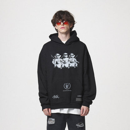 ANGEL BABIES HOODIE / BLACK