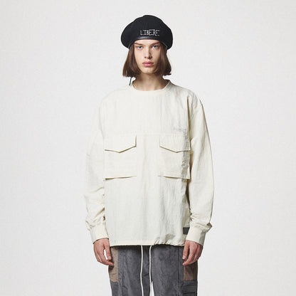 PULL OVER POCKET SHIRTS / MAD GRAY