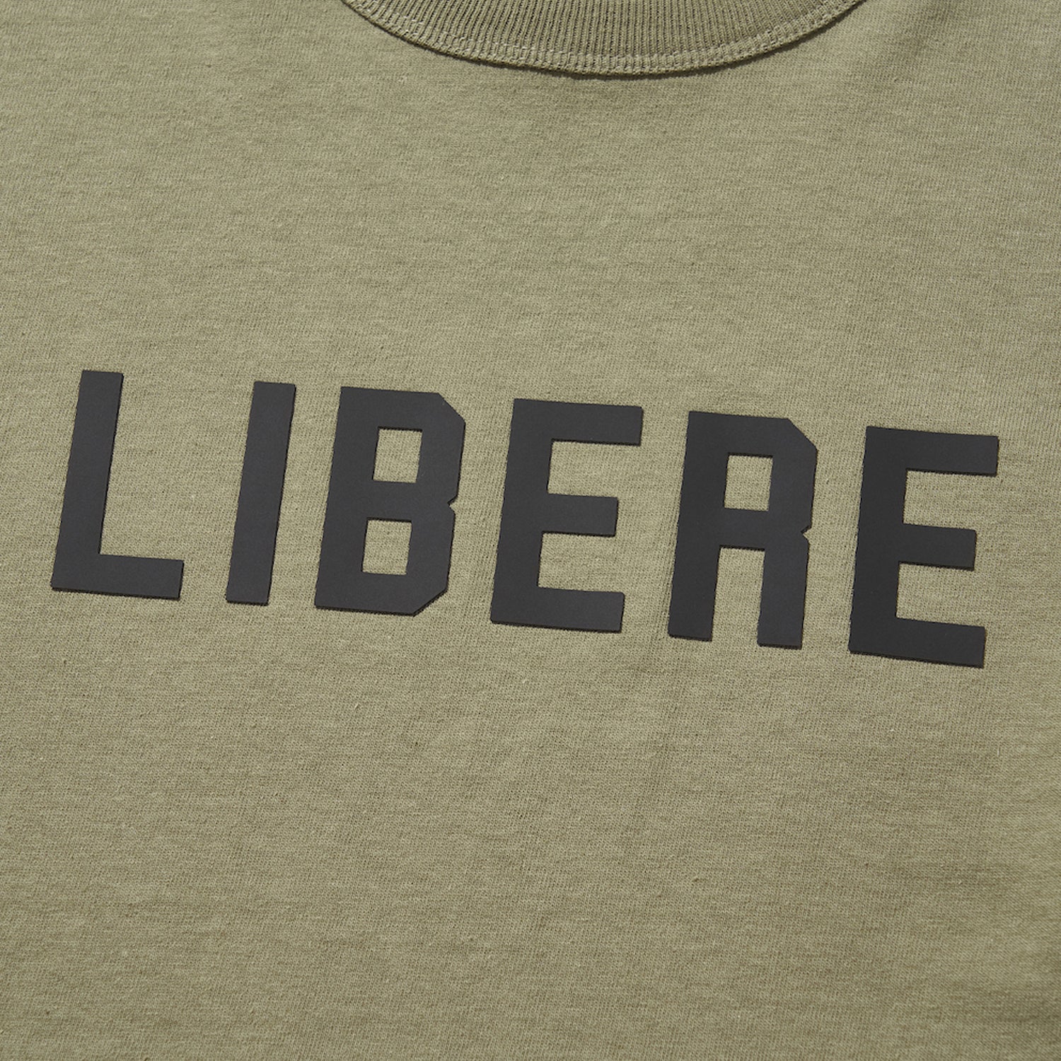 SLOGAN T-SHIRT / OLIVE