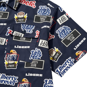 STICKER PACK SHIRT / NAVY
