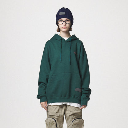 SLOGAN HOODIE / GREEN