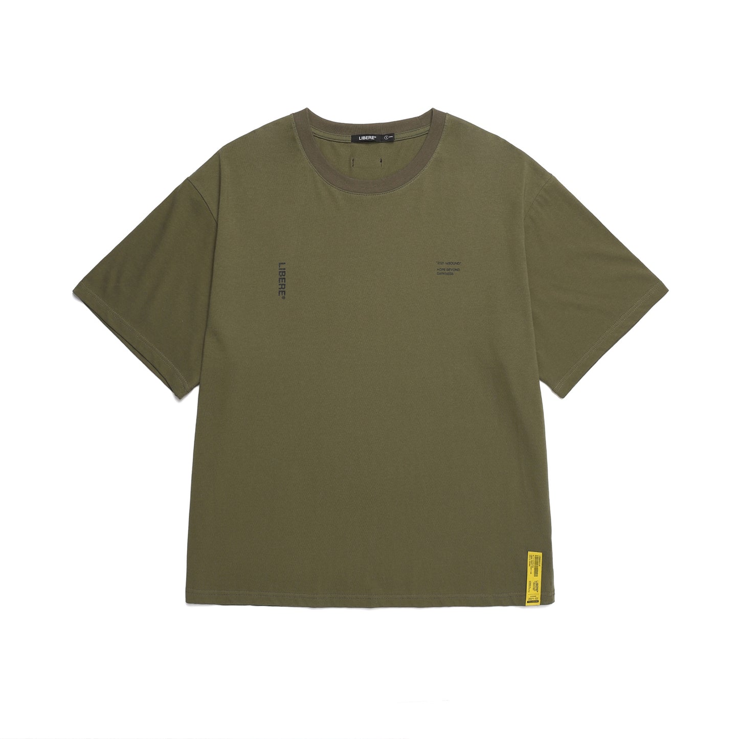 21 SLOGAN TEE / OLIVE