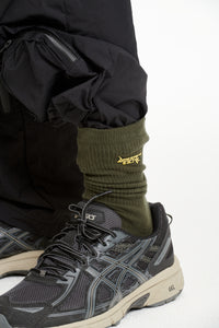 SOCKS 2-1 PACK / OLIVE-GRAY