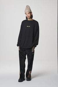 CURSIVE LONG SLEEVE / BLACK