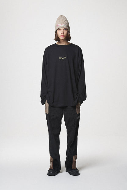 CURSIVE LONG SLEEVE / BLACK