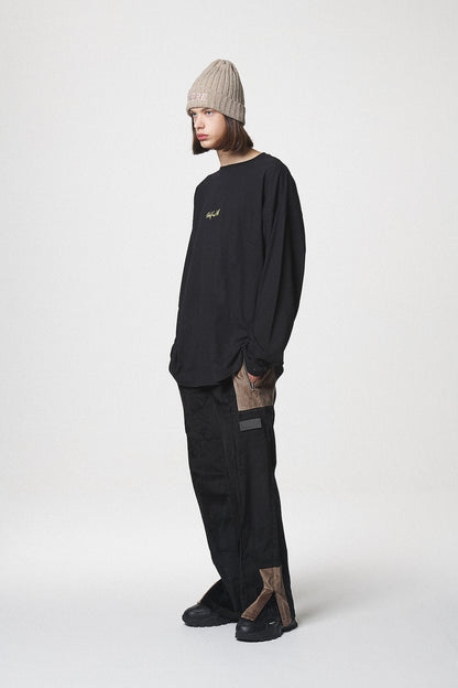 CURSIVE LONG SLEEVE / BLACK