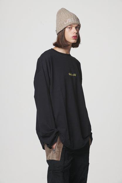 CURSIVE LONG SLEEVE / BLACK