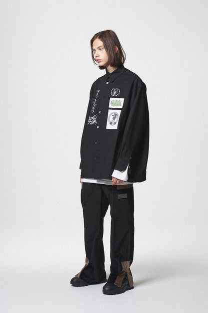 COLLAGE SHIRTS / BLACK