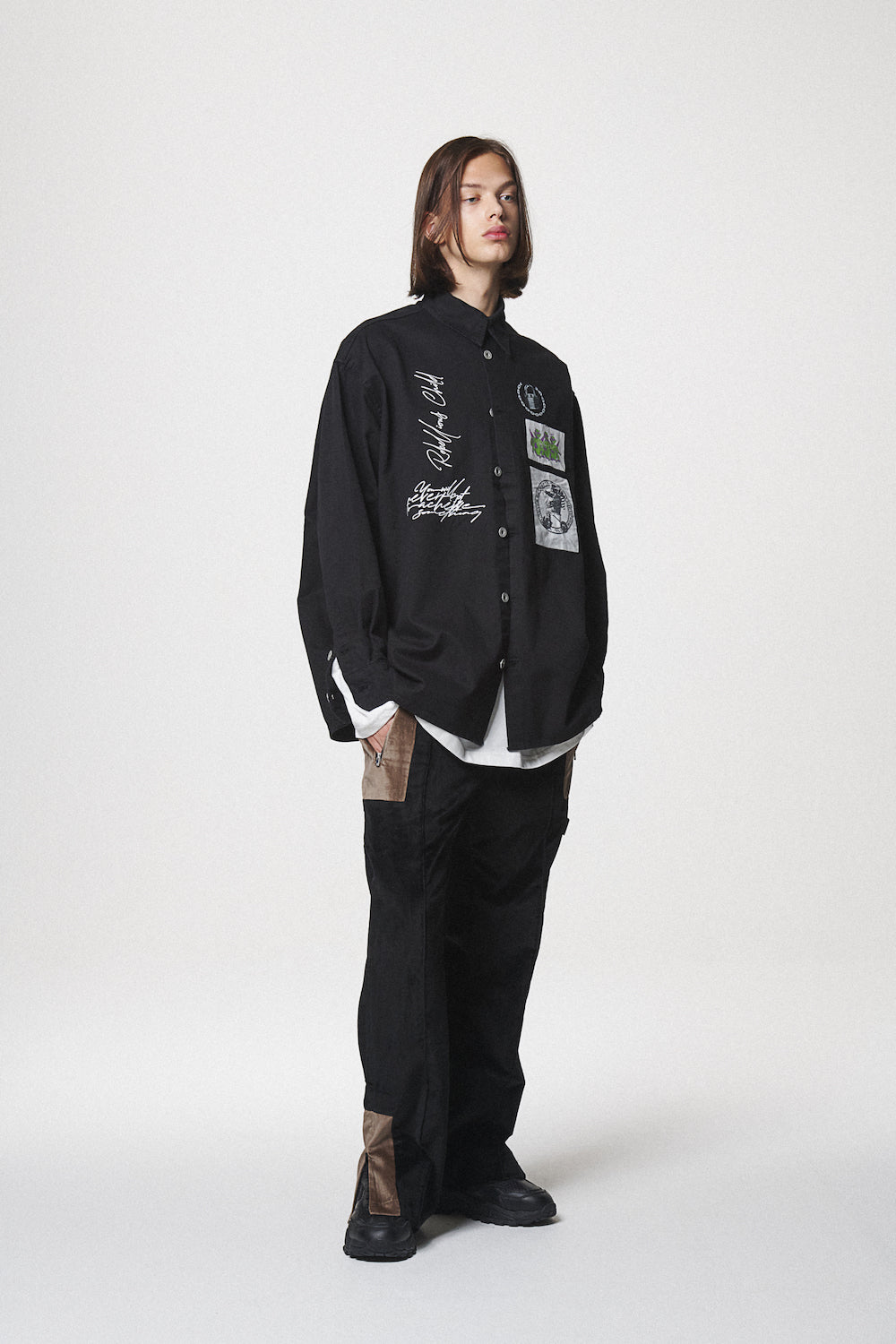 COLLAGE SHIRTS / BLACK