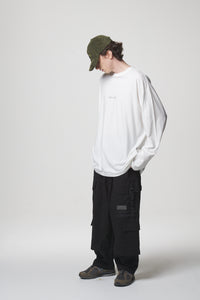 CURSIVE LONG SLEEVE / WHITE