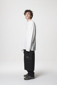 CURSIVE LONG SLEEVE / WHITE