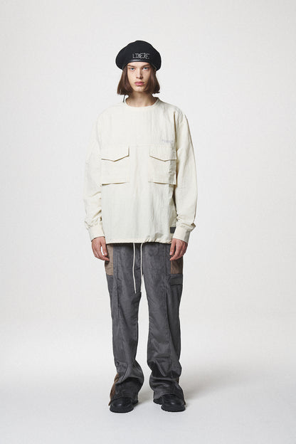 PULL OVER POCKET SHIRTS / MAD GRAY